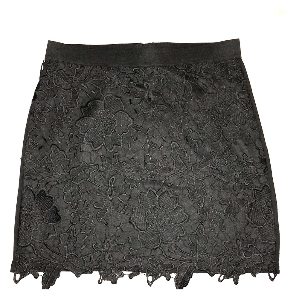 Black pencil skirt
